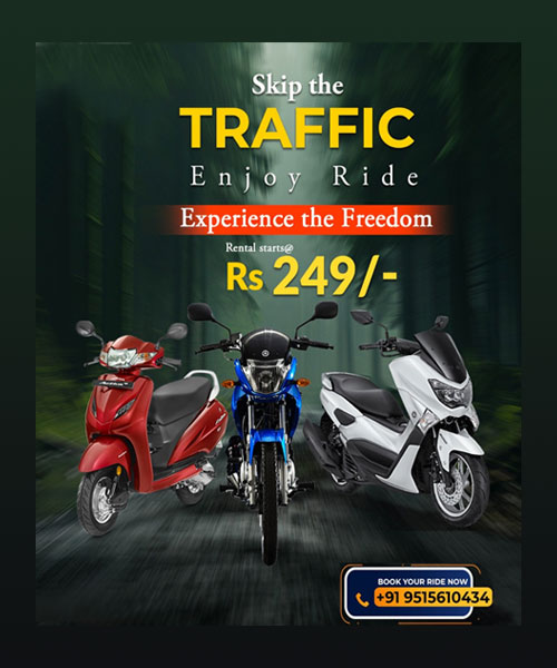 Rie Now India, Bike Rentals Hyderabad